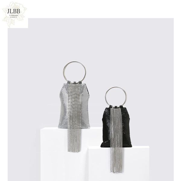 evening bags women's dazzling silver crystal tassel aluminum purse cocktail party clutch handbag wedding chain
evening bags women's dazzling silver crystal tassel aluminum purse cocktail party clutch handbag wedding chain