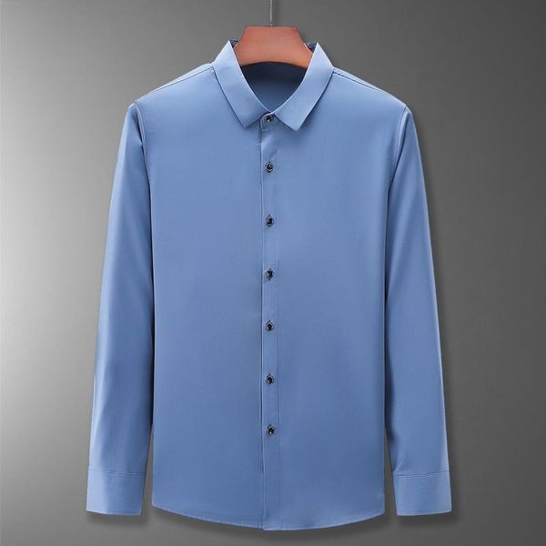men's dress shirts spring and autumn business solid color shirts, middle-aged long-sleeved dad's button cardigans, White;black
men's dress shirts spring and autumn business solid color shirts, middle-aged long-sleeved dad's button cardigans, White;black