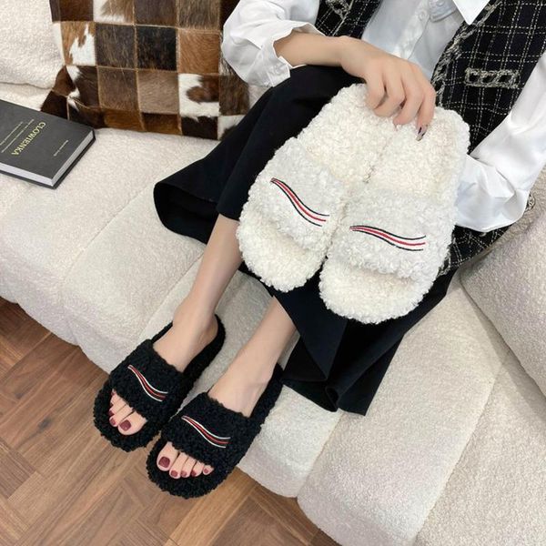 slippers furry flat women fluffy sliders warm plush fur sandals slides letters shoes slip on, Black
slippers furry flat women fluffy sliders warm plush fur sandals slides letters shoes slip on, Black