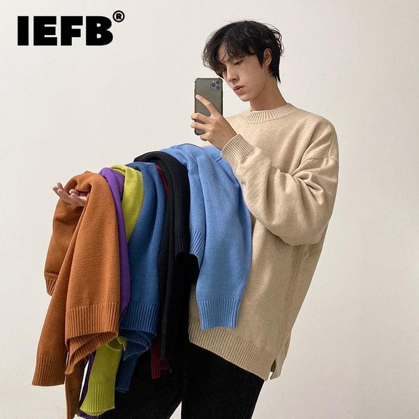 men's sweaters iefb 2021 autumn winter solid sweater korean round neck knitted pullover loose elegant simple style basic, White;black
men's sweaters iefb 2021 autumn winter solid sweater korean round neck knitted pullover loose elegant simple style basic, White;black