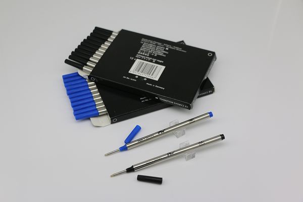 a lot of 12 pcs rollerball pen black/blue 710 refills medium point can mixed collocation with lid, Black;red
a lot of 12 pcs rollerball pen black/blue 710 refills medium point can mixed collocation with lid, Black;red