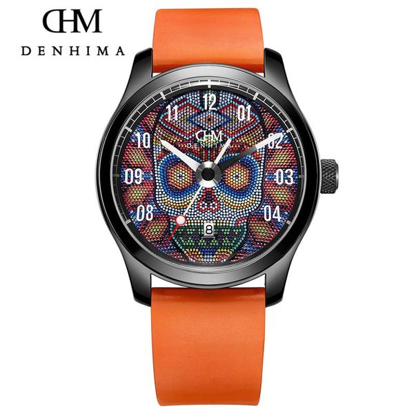 wristwatches denhima steampunk skull men watch automatic mechanical rubber strap sapphire glass waterproof watches, Slivery;brown
wristwatches denhima steampunk skull men watch automatic mechanical rubber strap sapphire glass waterproof watches, Slivery;brown
