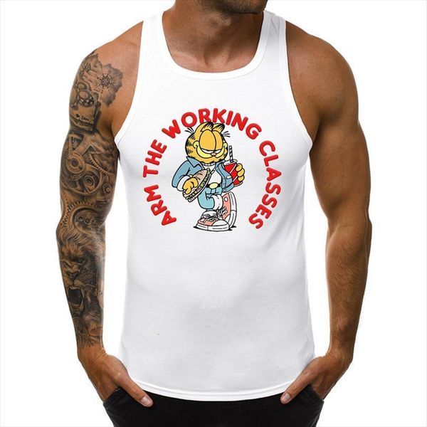 garfield meme design men tank arm the working classes printed sleeveless garment singlet casual clothing fashion cool vest, White;black
garfield meme design men tank arm the working classes printed sleeveless garment singlet casual clothing fashion cool vest, White;black