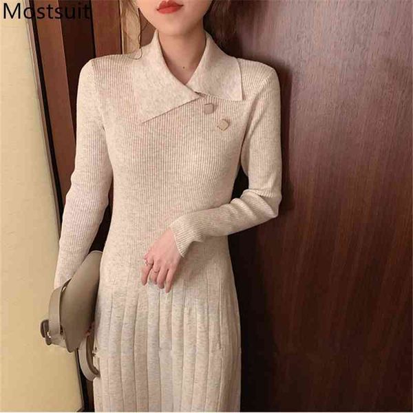 shiny knitted buttons long dress women autumn winter sleeve solid slim korean casual fashion dresses vestidos mujer 210518, Black;gray
shiny knitted buttons long dress women autumn winter sleeve solid slim korean casual fashion dresses vestidos mujer 210518, Black;gray