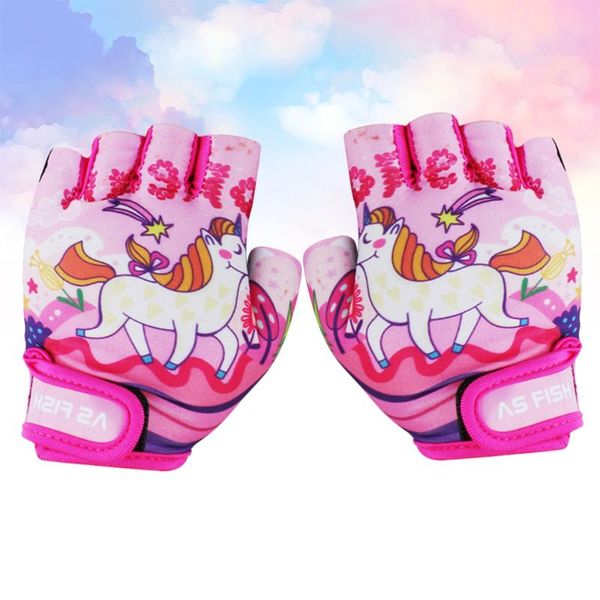 cycling gloves 1 pair kids half finger sport gym nonslip protective for children outdoor (patter, Black
cycling gloves 1 pair kids half finger sport gym nonslip protective for children outdoor (patter, Black