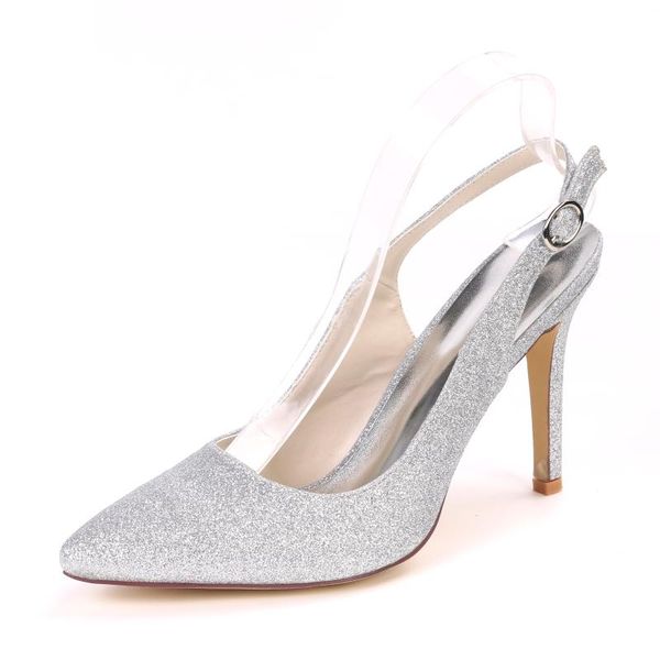 dress shoes bling glitter lady pointed toe heels slingback evening simple concise design high party prom night club pumps, Black
dress shoes bling glitter lady pointed toe heels slingback evening simple concise design high party prom night club pumps, Black