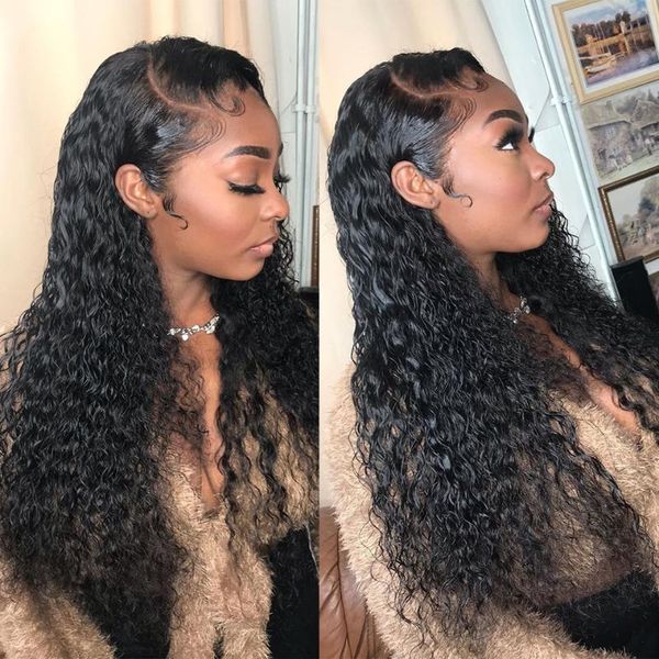 lace wigs 13x6 front human hair for women 180% density brazilian deep curly wave wig with baby pre plucked, Black;brown
lace wigs 13x6 front human hair for women 180% density brazilian deep curly wave wig with baby pre plucked, Black;brown