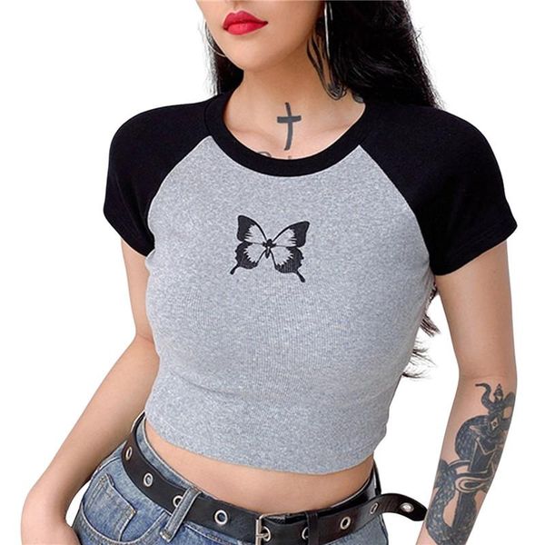 summer women fashion short sleeve butterfly print 2021 y2k lady stylish t-shirt for shopping daily wear women's, White
summer women fashion short sleeve butterfly print 2021 y2k lady stylish t-shirt for shopping daily wear women's, White