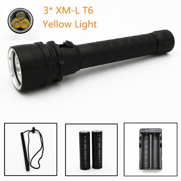 other led lighting diving 3 * xml-t6 2800lm yellow light 30w stepless dimming underwater waterproof 100m torch power by 2x 18650
other led lighting diving 3 * xml-t6 2800lm yellow light 30w stepless dimming underwater waterproof 100m torch power by 2x 18650