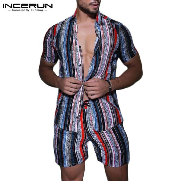 men's tracksuits 2021 fashion men sets striped streetwear lapel short sleeve shirt beach shorts summer hawaiian suits 2 pieces s-3xl in, Gray
men's tracksuits 2021 fashion men sets striped streetwear lapel short sleeve shirt beach shorts summer hawaiian suits 2 pieces s-3xl in, Gray