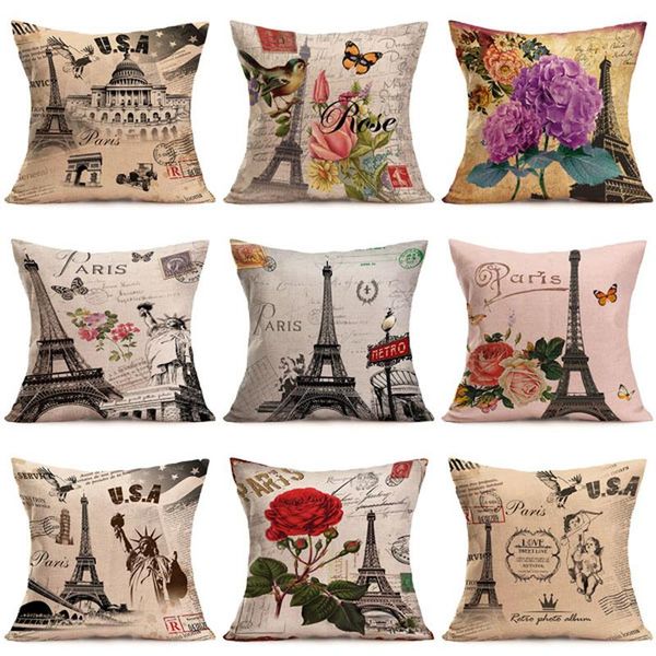 cushion/decorative pillow french tower stamp cotton linen home pillowcase art living room sofa cushion cover office seat lumbar
cushion/decorative pillow french tower stamp cotton linen home pillowcase art living room sofa cushion cover office seat lumbar
