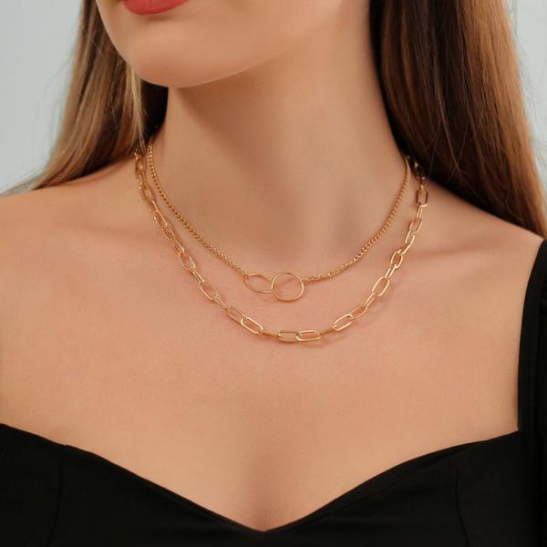 chains bohemian double circle necklace for women simple vintage round designer reiki metal accessories gift 2021, Silver
chains bohemian double circle necklace for women simple vintage round designer reiki metal accessories gift 2021, Silver