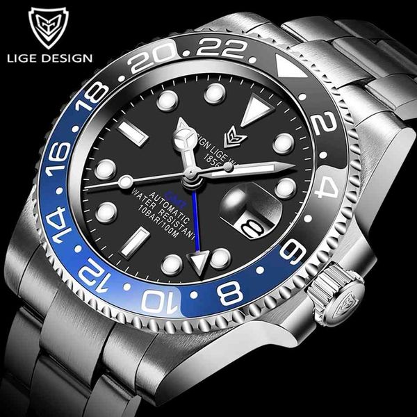 2021 new luik saffier clocks for men luxury brand ceramic bezel gmt automatic 100m waterproof sport mechanical, Slivery;brown
2021 new luik saffier clocks for men luxury brand ceramic bezel gmt automatic 100m waterproof sport mechanical, Slivery;brown