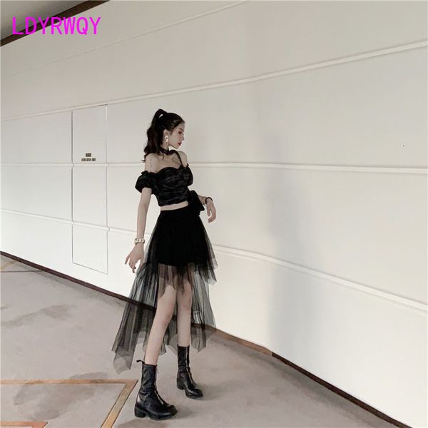 skirts ldyrwqy womens high waist bust mesh skirt short front and long back korean office lady ball gown knee-length t8t4, Black
skirts ldyrwqy womens high waist bust mesh skirt short front and long back korean office lady ball gown knee-length t8t4, Black