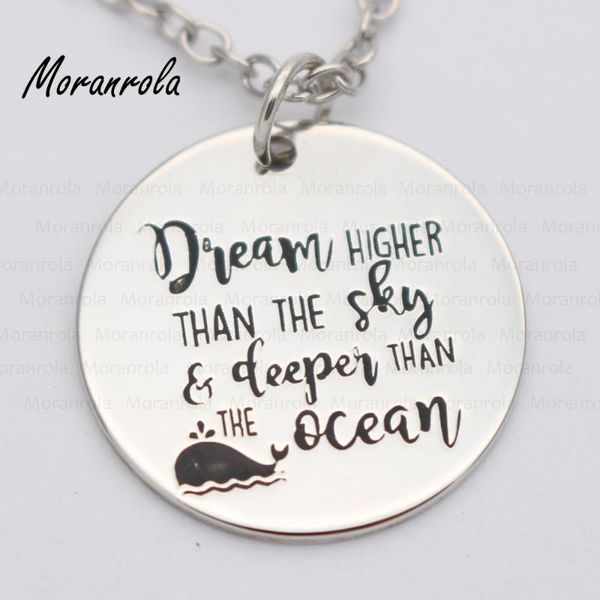 pendant necklaces arried" dream higher than the sky and deeper ocean " copper necklace keychain,charm graduation jewelry big, Silver
pendant necklaces arried" dream higher than the sky and deeper ocean " copper necklace keychain,charm graduation jewelry big, Silver
