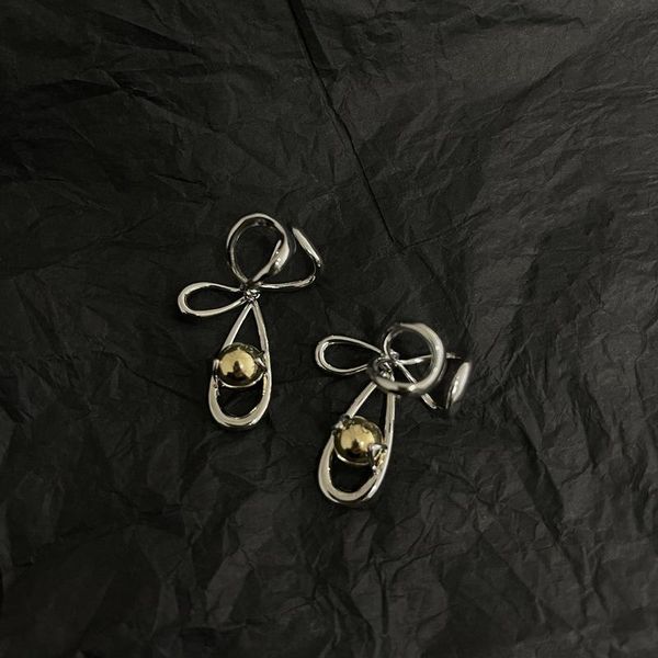 dangle & chandelier origin summer chic hollow out metallic bowknot earrings for women gold beads contrast color knotted jewelry, Silver
dangle & chandelier origin summer chic hollow out metallic bowknot earrings for women gold beads contrast color knotted jewelry, Silver