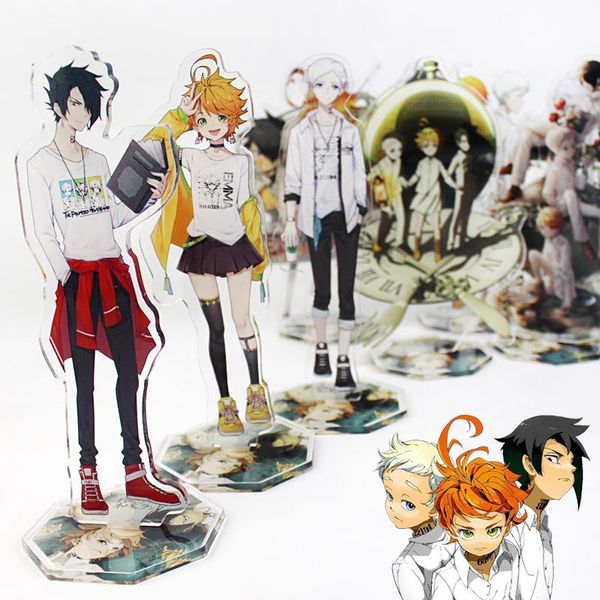 keychains the promised neverland emma norman ray standing figures keychain double sided anime acrylic stand model plate collection keyring, Silver
keychains the promised neverland emma norman ray standing figures keychain double sided anime acrylic stand model plate collection keyring, Silver