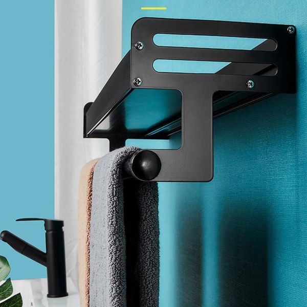 black aluminum bathroom shelf wall mounted square shampoo cosmetic shelves kitchen storage rack organizer in stock & organization
black aluminum bathroom shelf wall mounted square shampoo cosmetic shelves kitchen storage rack organizer in stock & organization