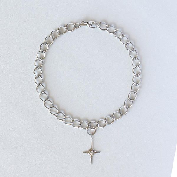 pendant necklaces metallic cold wind cross necklace female clavicle chain design sense jewelry, Silver
pendant necklaces metallic cold wind cross necklace female clavicle chain design sense jewelry, Silver