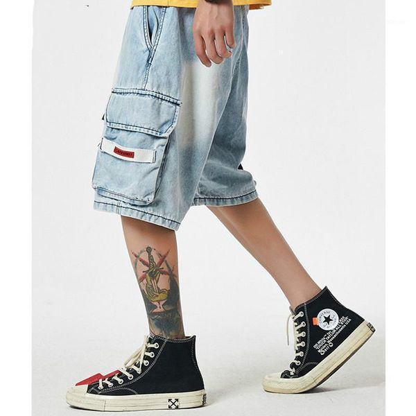 summer hip hop denim shorts mens harajuku big men jean streetwear pocket board demin harem men's, White;black
summer hip hop denim shorts mens harajuku big men jean streetwear pocket board demin harem men's, White;black