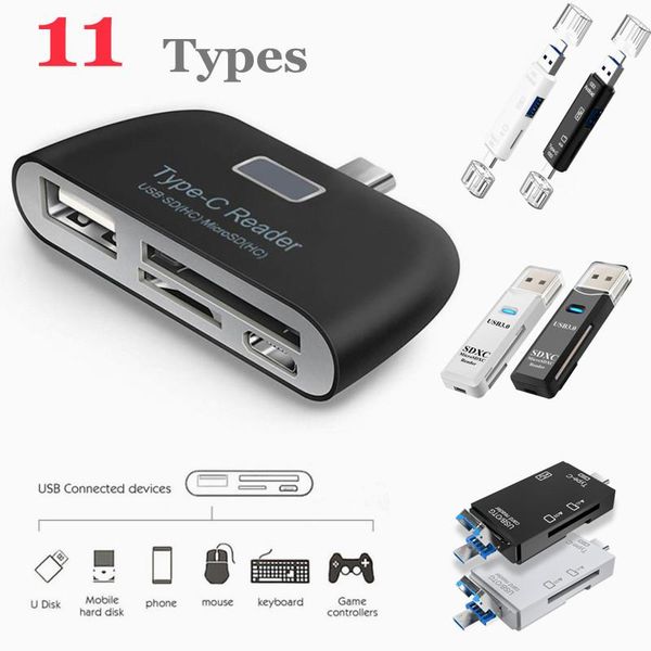 hubs 11 types otg micro sd tf card memory reader typec usb3.1/2.0 all-in-one hub multifunction high speed drive laptop
hubs 11 types otg micro sd tf card memory reader typec usb3.1/2.0 all-in-one hub multifunction high speed drive laptop