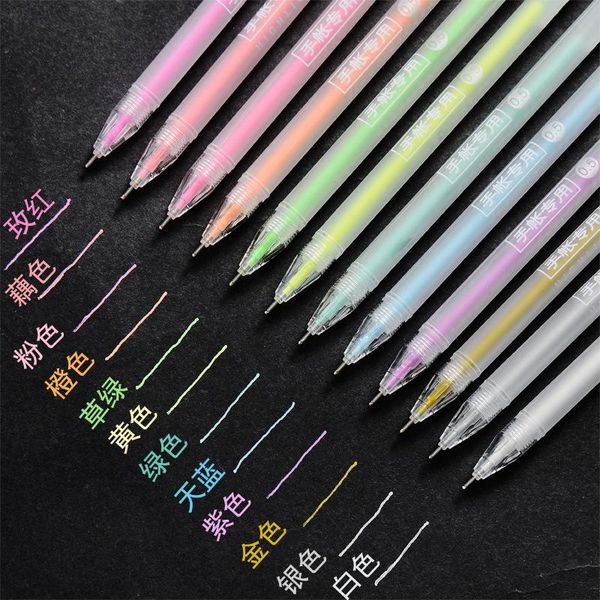 color hand account marker nite writer pen small fresh 0.5mm and white black cardboard drawing student gel set highlighters, Black;red
color hand account marker nite writer pen small fresh 0.5mm and white black cardboard drawing student gel set highlighters, Black;red