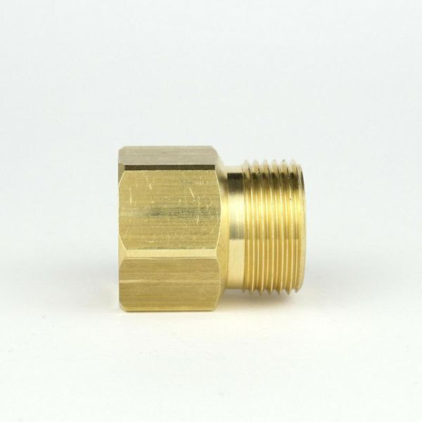 watering equipments male 1/4" high pressure adapter brass m thread washer to female hose fitting m22 x 1.5
watering equipments male 1/4" high pressure adapter brass m thread washer to female hose fitting m22 x 1.5