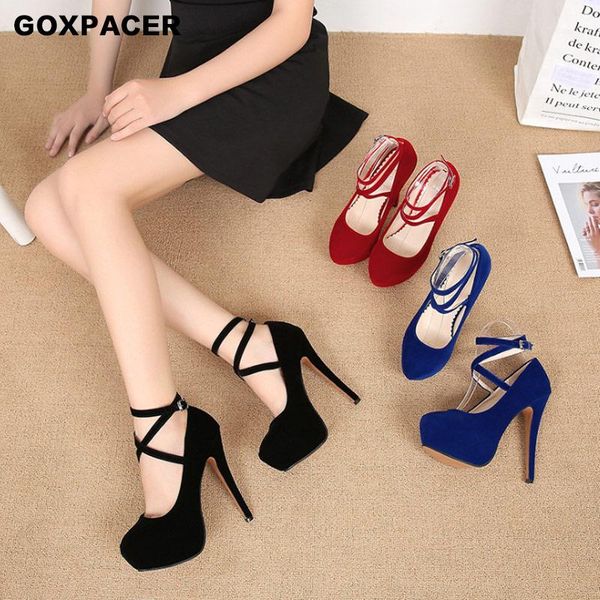 fashion high heel women shoes crossover strap platform party banquet summer sandals all-match, Black
fashion high heel women shoes crossover strap platform party banquet summer sandals all-match, Black