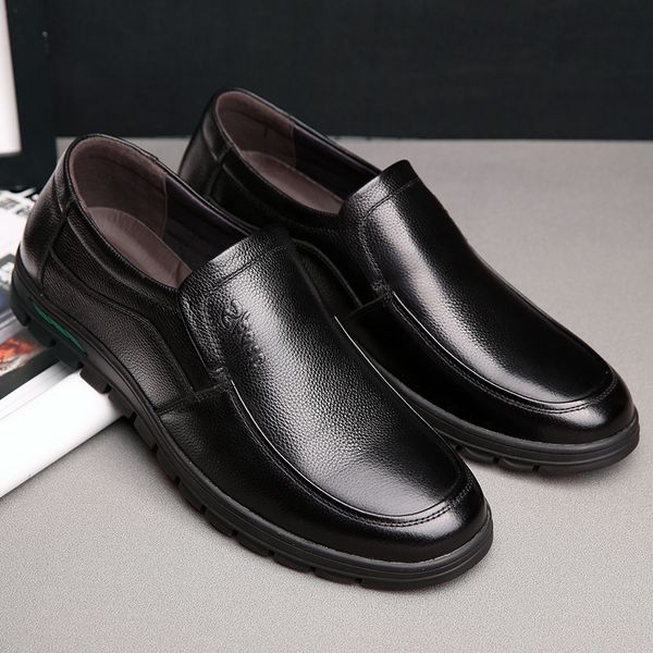 2021 business casual shoes men's leather breathable father's soft soled middle-aged and elderly, Black
2021 business casual shoes men's leather breathable father's soft soled middle-aged and elderly, Black