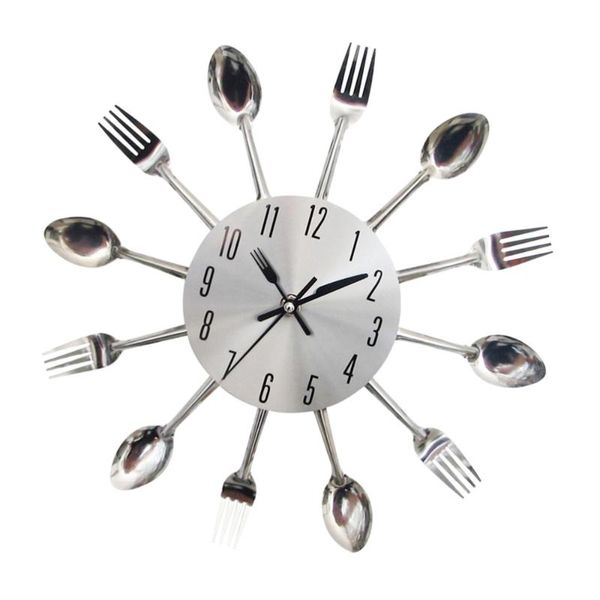 stainless steel clock knives and forks shaped timer creative decorative hanging silver wall clocks
stainless steel clock knives and forks shaped timer creative decorative hanging silver wall clocks