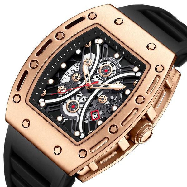 wristwatches men's watches quartz luminious multifunction waterproof sport wristwatch black silicone strap relogio masculin, Slivery;brown
wristwatches men's watches quartz luminious multifunction waterproof sport wristwatch black silicone strap relogio masculin, Slivery;brown