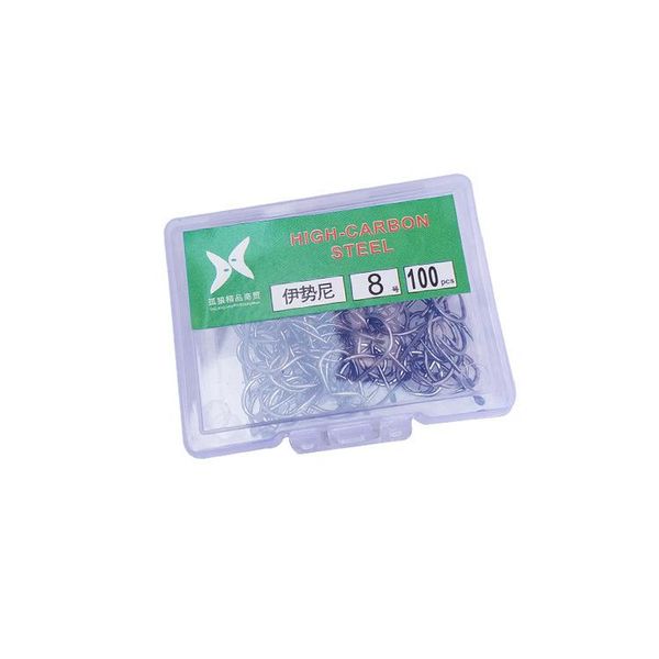 fishing hooks 100pcs/box high carbon steel 1-15# size barbed hook jig head for accessories articles
fishing hooks 100pcs/box high carbon steel 1-15# size barbed hook jig head for accessories articles