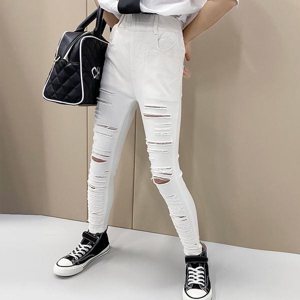 girls ripped leggings spring korean version of the big childrens self-cultivation small feet all-match nine-point magic pants, Blue
girls ripped leggings spring korean version of the big childrens self-cultivation small feet all-match nine-point magic pants, Blue