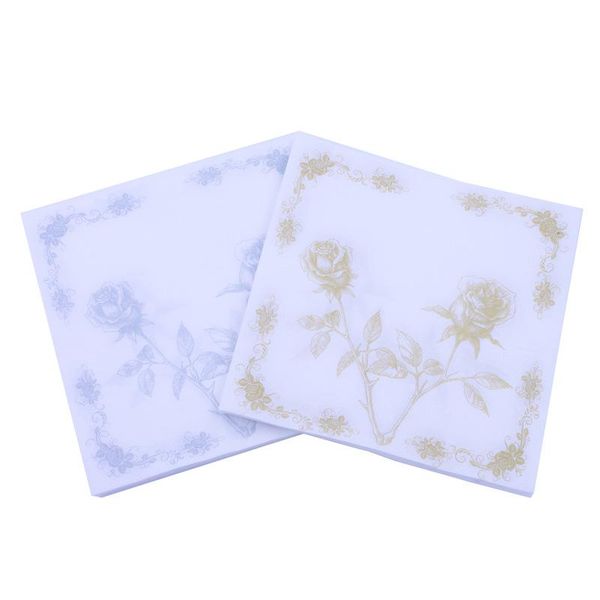 packaging dinner service 20pcs/lot gold silver rose printed paper napkins serviette towel for wedding&engagement valentine's day party
packaging dinner service 20pcs/lot gold silver rose printed paper napkins serviette towel for wedding&engagement valentine's day party