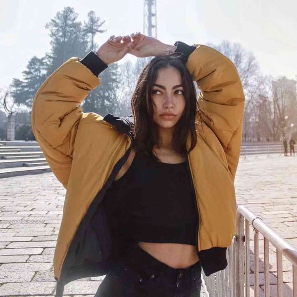 oversize yellow parkas jackets coats winter women's windbreaker wear in both sides black zipper puffer jacklets coat 210415
oversize yellow parkas jackets coats winter women's windbreaker wear in both sides black zipper puffer jacklets coat 210415