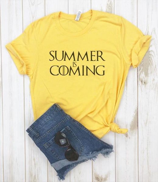 summer is coming cotton womens casual funny yong girl tee 5 colors drop ship s 604, White
summer is coming cotton womens casual funny yong girl tee 5 colors drop ship s 604, White