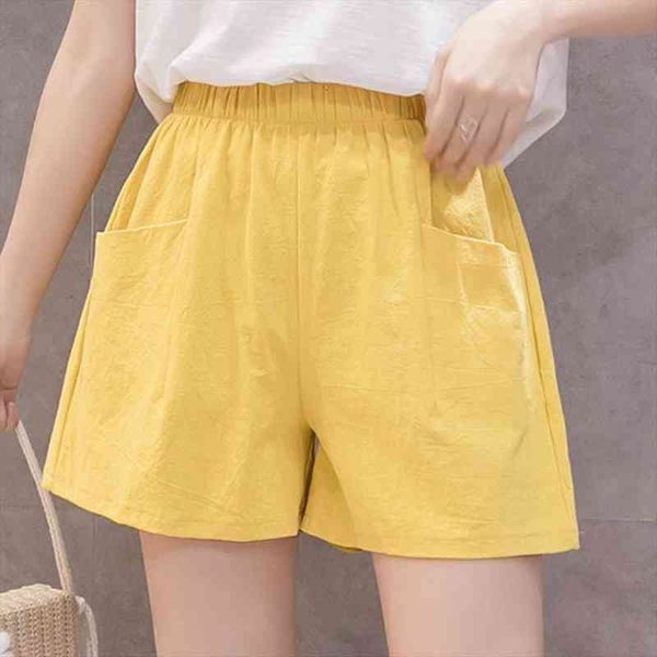 summer high waist linen korean womens shorts style plus size loose fashion casual thin wide leg, White;black
summer high waist linen korean womens shorts style plus size loose fashion casual thin wide leg, White;black