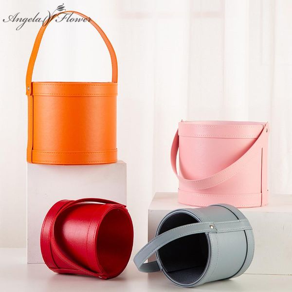 gift wrap 3 sizes creative portable leather hug bucket flower box round hand packag christmas storage bags wrapping supplies
gift wrap 3 sizes creative portable leather hug bucket flower box round hand packag christmas storage bags wrapping supplies