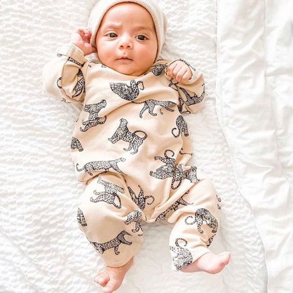 ins style nordic net red little leopard baby boys and girls spring autumn clothes long sleeve onepiece khaki years old, White
ins style nordic net red little leopard baby boys and girls spring autumn clothes long sleeve onepiece khaki years old, White