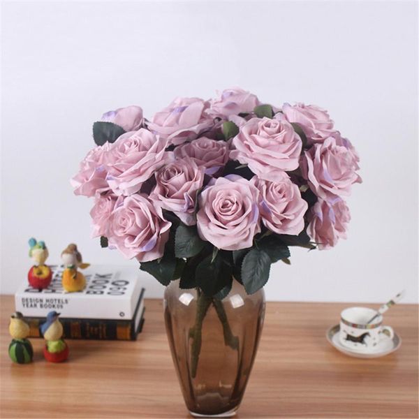 decorative flowers & wreaths one bunch of artificial silk roses wedding flower decoration party accessories el restaurant
decorative flowers & wreaths one bunch of artificial silk roses wedding flower decoration party accessories el restaurant