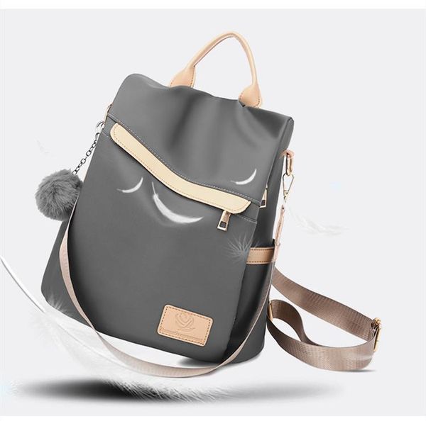 the autumn/winter 2021 korean version women's backpacks are fashionable and simple anti-theft travel backpack
the autumn/winter 2021 korean version women's backpacks are fashionable and simple anti-theft travel backpack