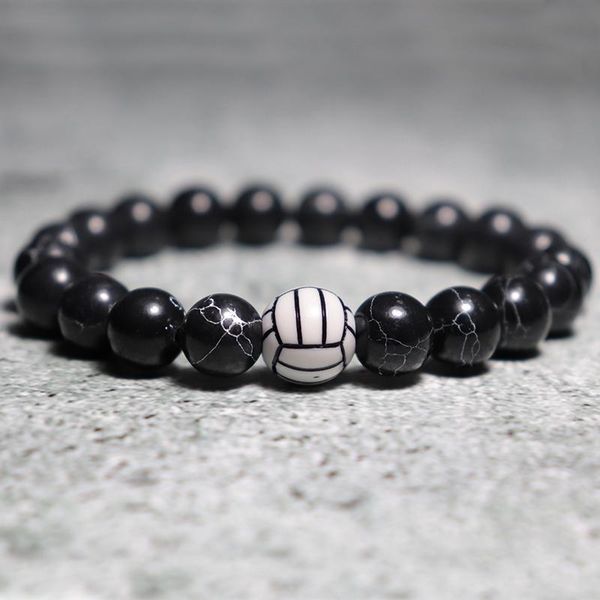 beaded, strands minimalist 10mm bead men bracelet obsidian turquoise stone beaded volleyball tennis braclet casual strand braslet hombre arm, Black
beaded, strands minimalist 10mm bead men bracelet obsidian turquoise stone beaded volleyball tennis braclet casual strand braslet hombre arm, Black