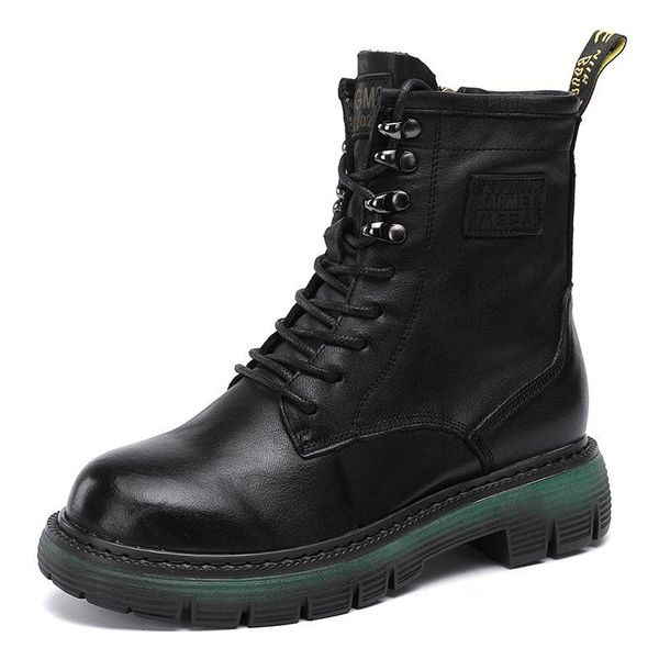 boots autumn/winter 2021 single boot cotton midheel thick-soled soft-soled lace-up, Black
boots autumn/winter 2021 single boot cotton midheel thick-soled soft-soled lace-up, Black