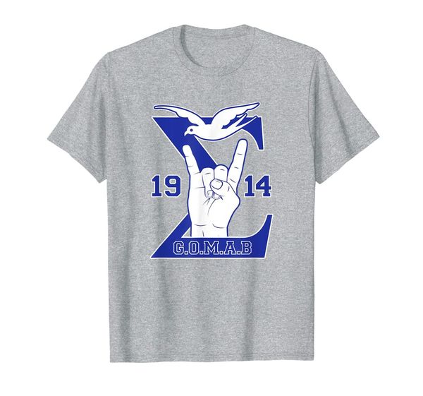 mens 1914 blue sigma dove hand sign t-shirt, White;black
mens 1914 blue sigma dove hand sign t-shirt, White;black