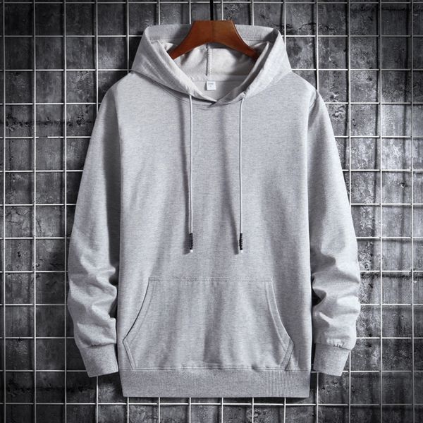 spring and autumn thick solid color sweater hooded pullover youth student fashion large men's coat trend, Black
spring and autumn thick solid color sweater hooded pullover youth student fashion large men's coat trend, Black