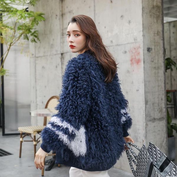 women's fur & faux women winter jacket clothes real 2021 vintage sheep coat female korean 100% wool jackets warm hiver 190702, Black
women's fur & faux women winter jacket clothes real 2021 vintage sheep coat female korean 100% wool jackets warm hiver 190702, Black