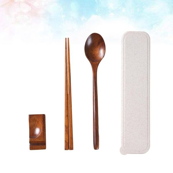 4pcs/set wooden chopsticks spoon tableware rest with box portable cutlery set for travel school office
4pcs/set wooden chopsticks spoon tableware rest with box portable cutlery set for travel school office