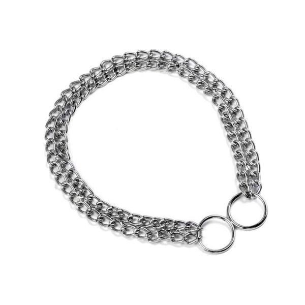 double-chain pet dog collar plated iron p chock metal link double chain training dogcollars necklace accessories w1 collars & leashes
double-chain pet dog collar plated iron p chock metal link double chain training dogcollars necklace accessories w1 collars & leashes