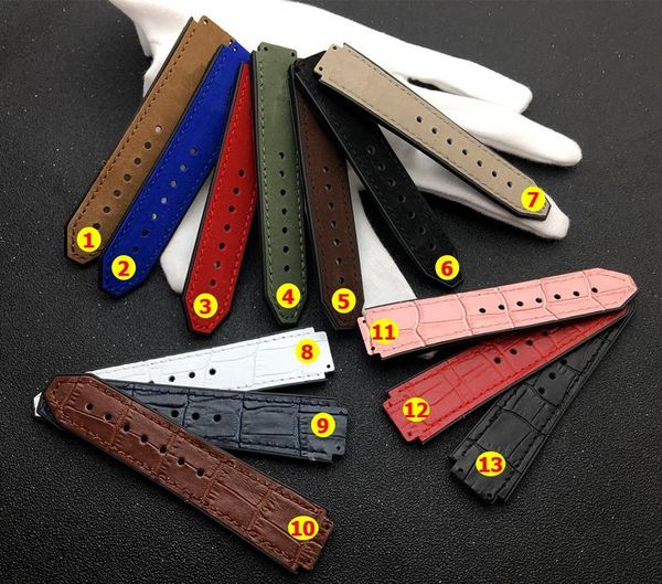 watch bands convex cow leather rubber watchband for strap female women band 15*21mm wrist belt 18mm buckle hub logo on tools, Black;brown
watch bands convex cow leather rubber watchband for strap female women band 15*21mm wrist belt 18mm buckle hub logo on tools, Black;brown