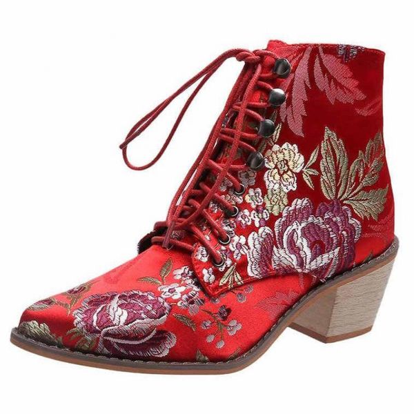boots autumn and winter embroidery flower women's luxury silk short motorcycle lace-up fashion, Black
boots autumn and winter embroidery flower women's luxury silk short motorcycle lace-up fashion, Black